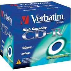 Диск CD-R Verbatim 800Mb 40x DataLife Jewel Case (10шт)