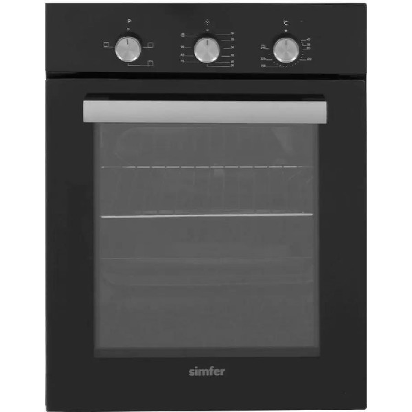 Духовой шкаф Simfer B4EB14006 черный/нержавеющая сталь