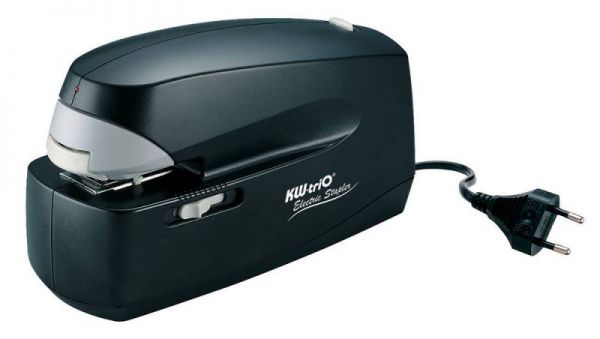 Степлер KW-trio 5990blck электрический 24/6 до 25 листов 210 скоб от сети 220В черный